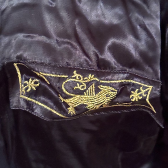 Laurel black embroidered silk button down blouse IT40 - Picture 4 of 16